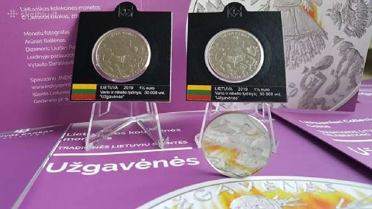 1,50 Euro monetos, skirtos Užgavėnėms - nuotraukos Nr. 3