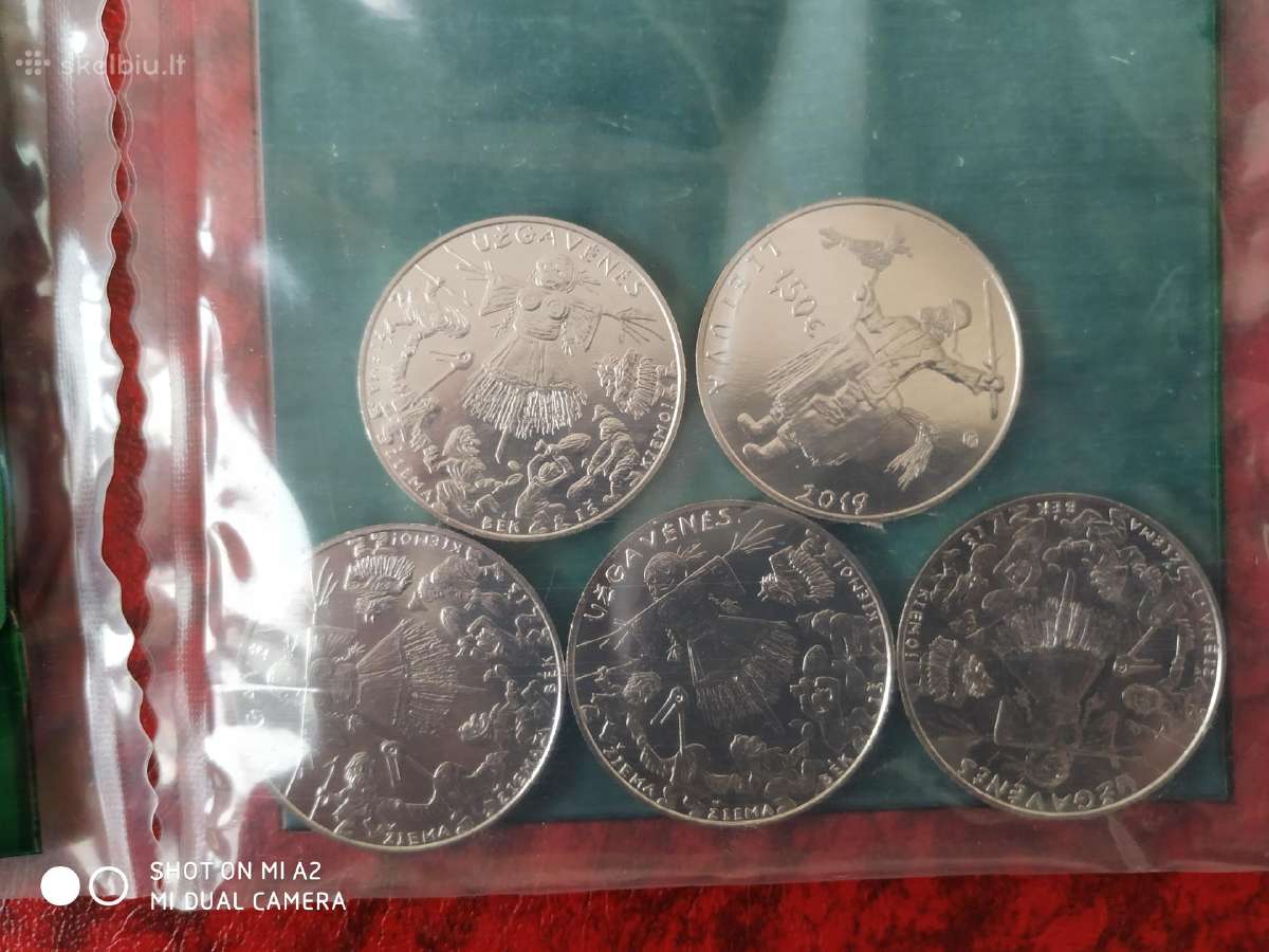 1,50 euro moneta 2019 Užgavėnės - nuotraukos Nr. 3