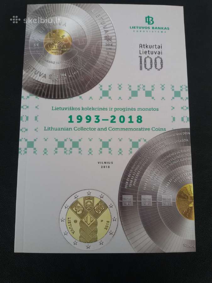 Lietuviškų monetų 1993-2018 m katalogas