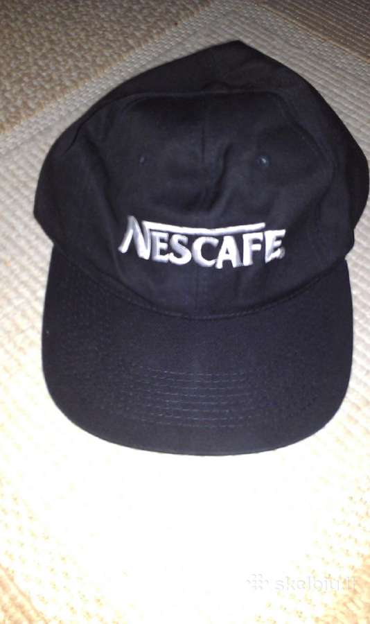"Neskafe" kepurė nuo saulės nauja juodos spalvos