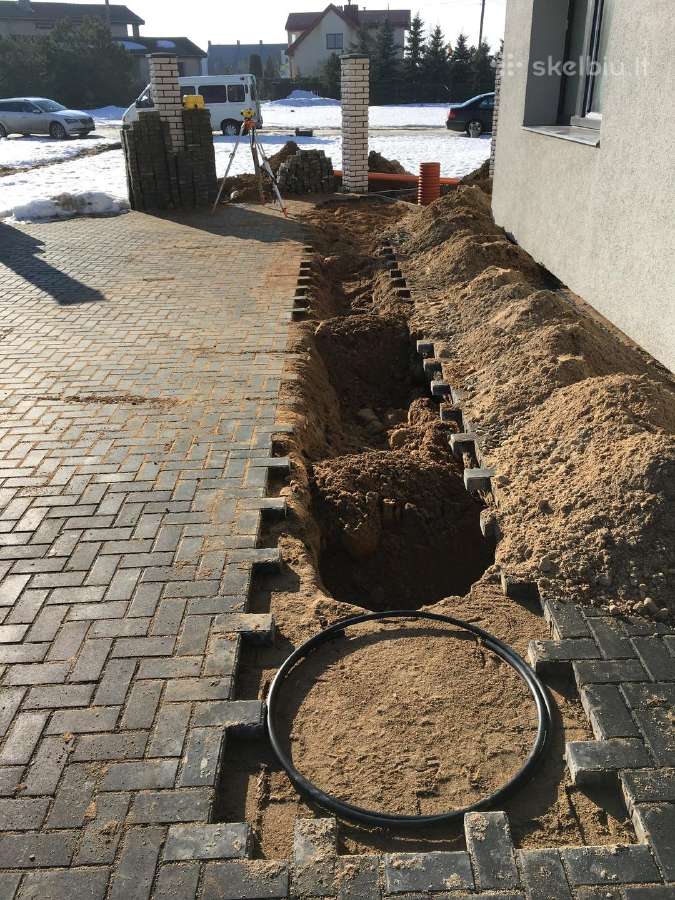 Vandentiekio, Nuotekų tinklų įrengimas - nuotraukos Nr. 14