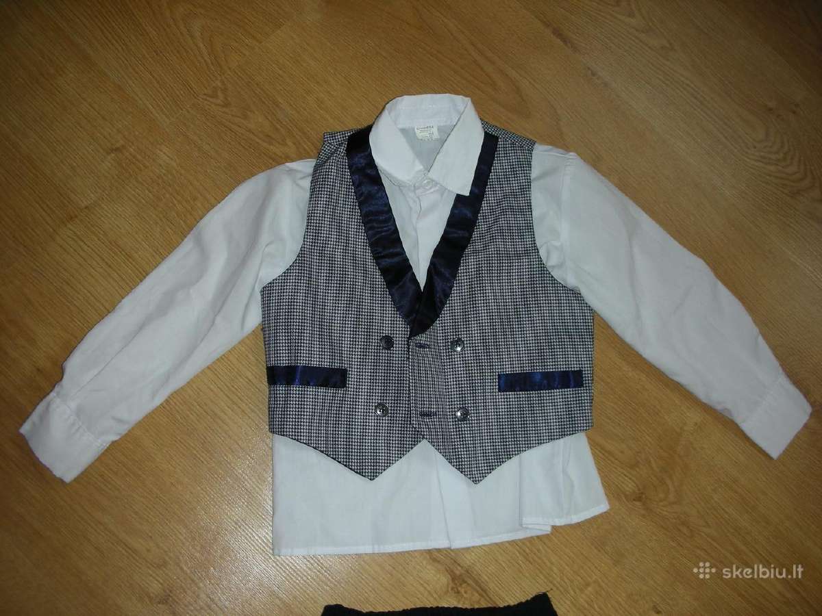 Komplektukas liemenė +kelnės 104-110 cm. - nuotraukos Nr. 2