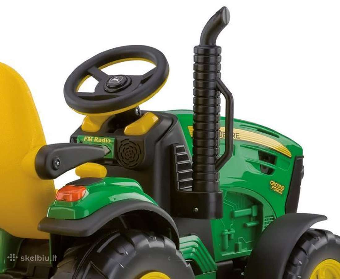 Traktoriukas John Deere Ground Force su priekaba - nuotraukos Nr. 7