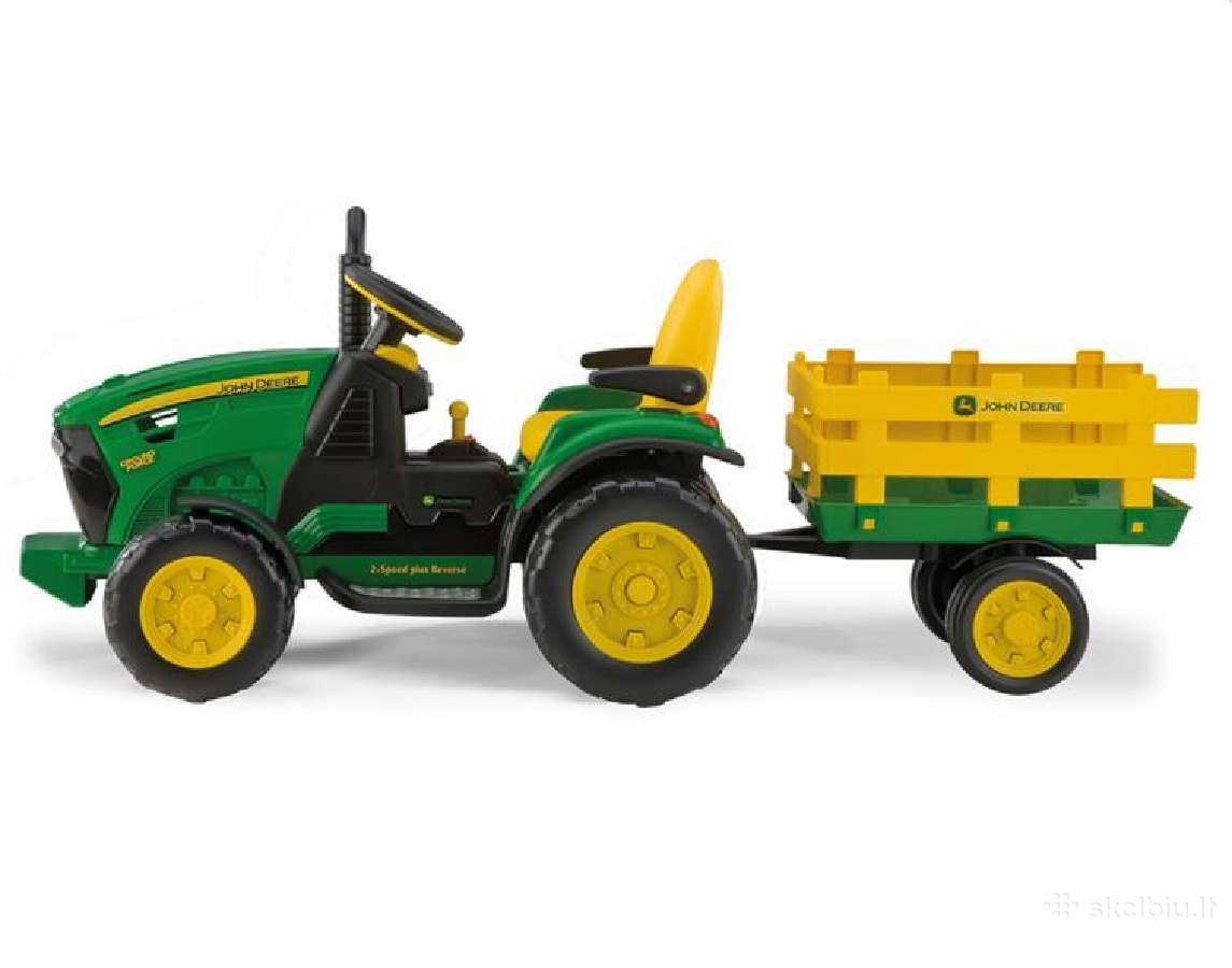 Traktoriukas John Deere Ground Force su priekaba - nuotraukos Nr. 11