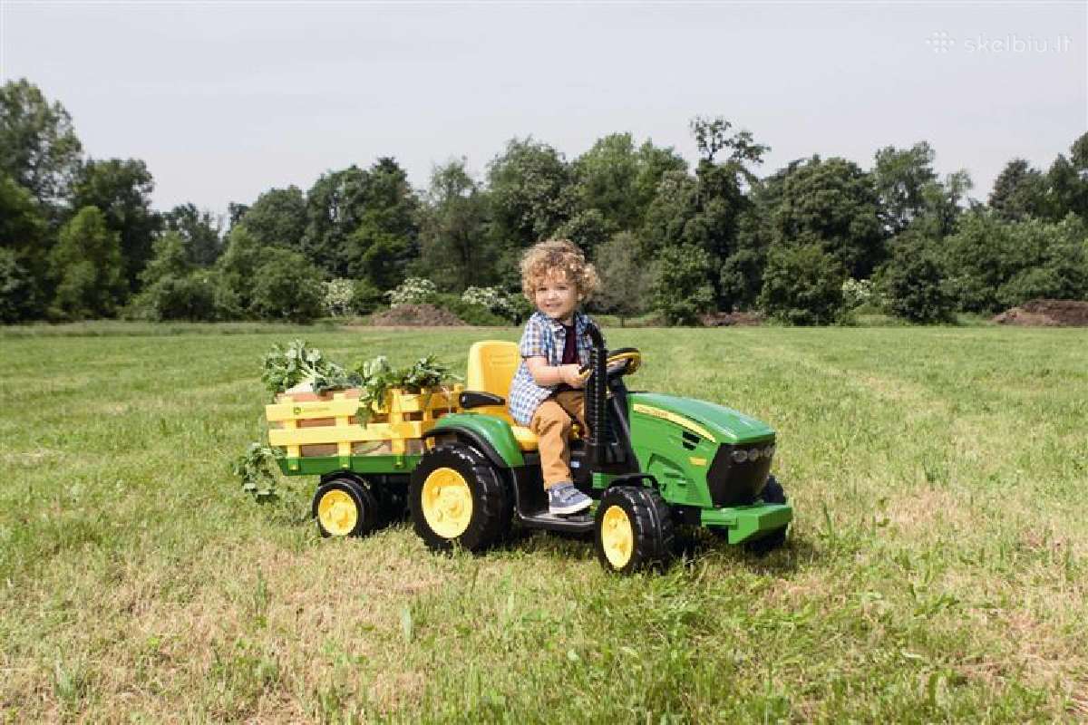 Traktoriukas John Deere Ground Force su priekaba - nuotraukos Nr. 13