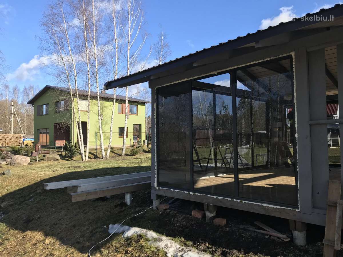 Šiltas ir šaltas terasu, stiklinimas iš Aliuminio - nuotraukos Nr. 17