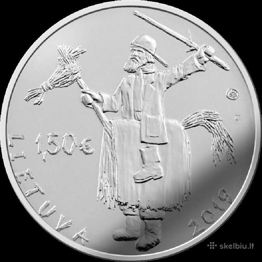 1,5 Eur progine moneta Uzgavenes - nuotraukos Nr. 2