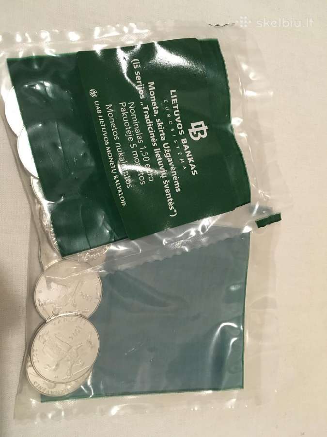 1,5 Eur progine moneta Uzgavenes - nuotraukos Nr. 3
