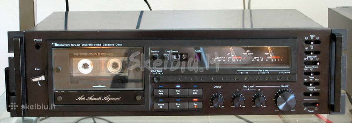 Kasetinis Nakamichi Akai Aiwa Sony JVC Pioneer - nuotraukos Nr. 17