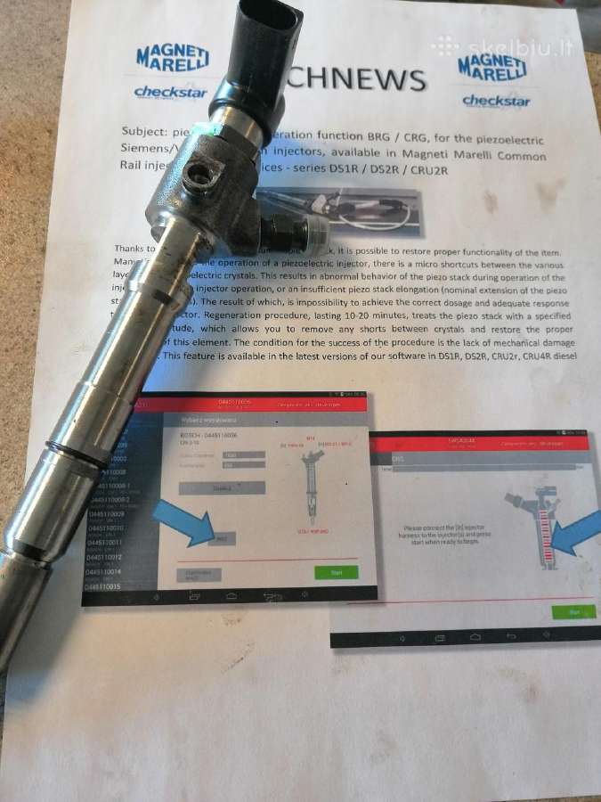 VW 1,6tdi purkštukai - nuotraukos Nr. 6