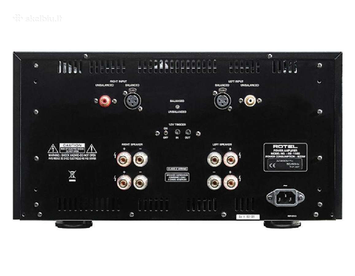 Rotel Ra-1592 Mk2 Mk II 2x200w(8)tonų reguliavimas - nuotraukos Nr. 5