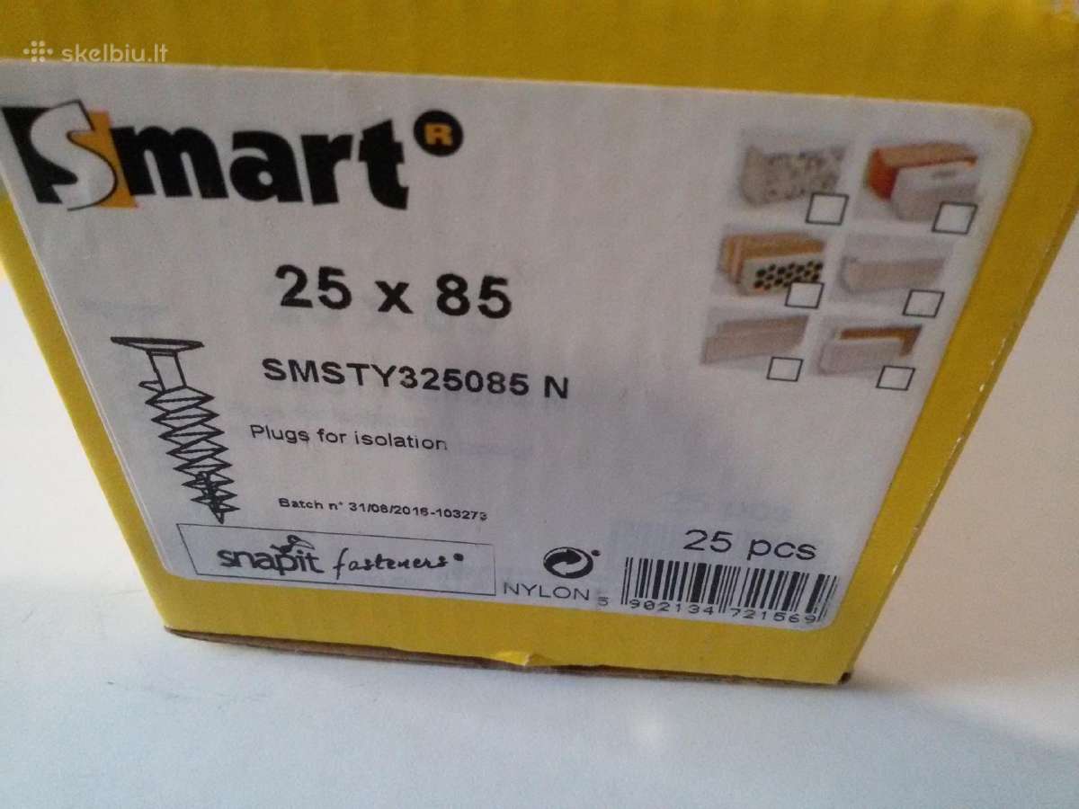 Smart kaiščiai polistirolui, įsukami