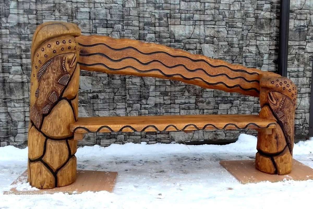 Drožiniai, lauko baldai, medžio skulptūros - nuotraukos Nr. 30