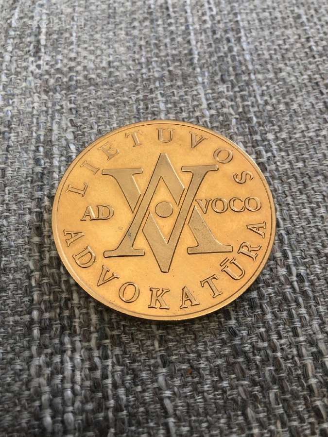 Advokatų tarybos medalis - nuotraukos Nr. 2