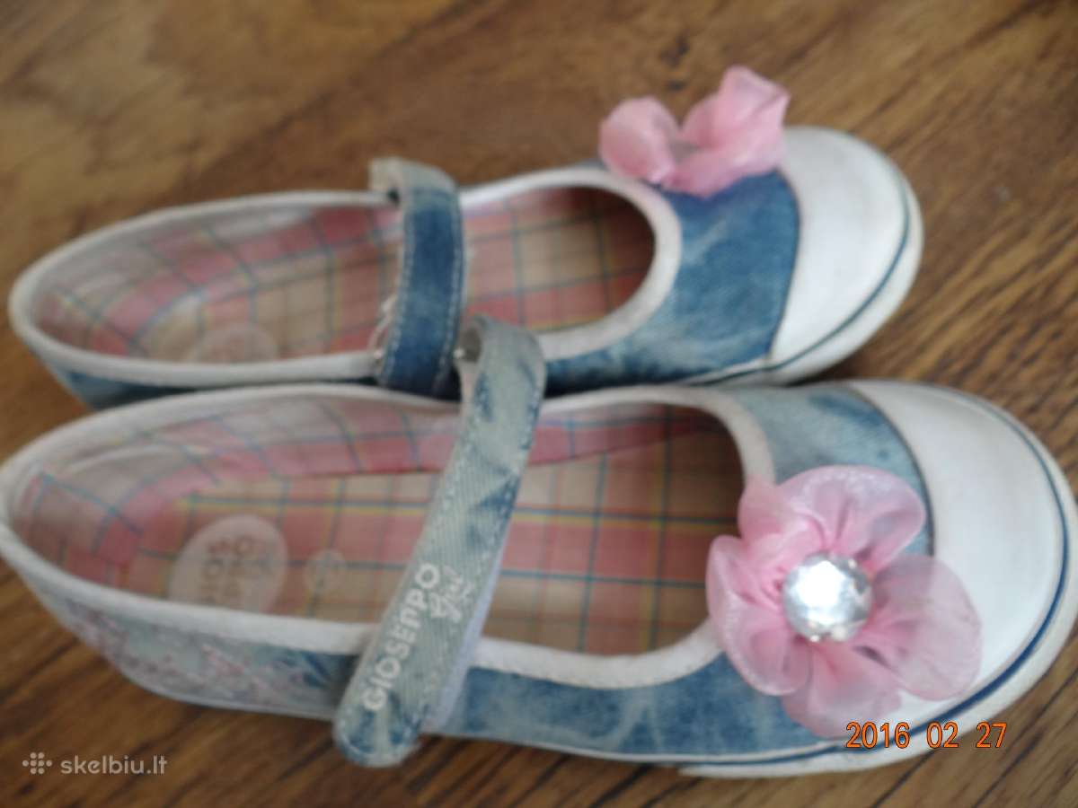 Gioseppo Peyote Girls Denim Blue & Pink Flower Ca - nuotraukos Nr. 3