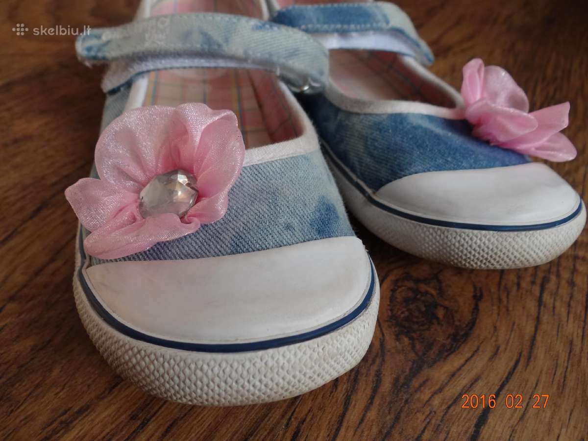 Gioseppo Peyote Girls Denim Blue & Pink Flower Ca - nuotraukos Nr. 4