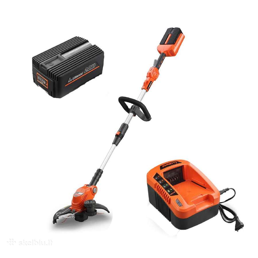 Akumuliatorinis trimeris Fuxtec 40v - Skelbiu.lt