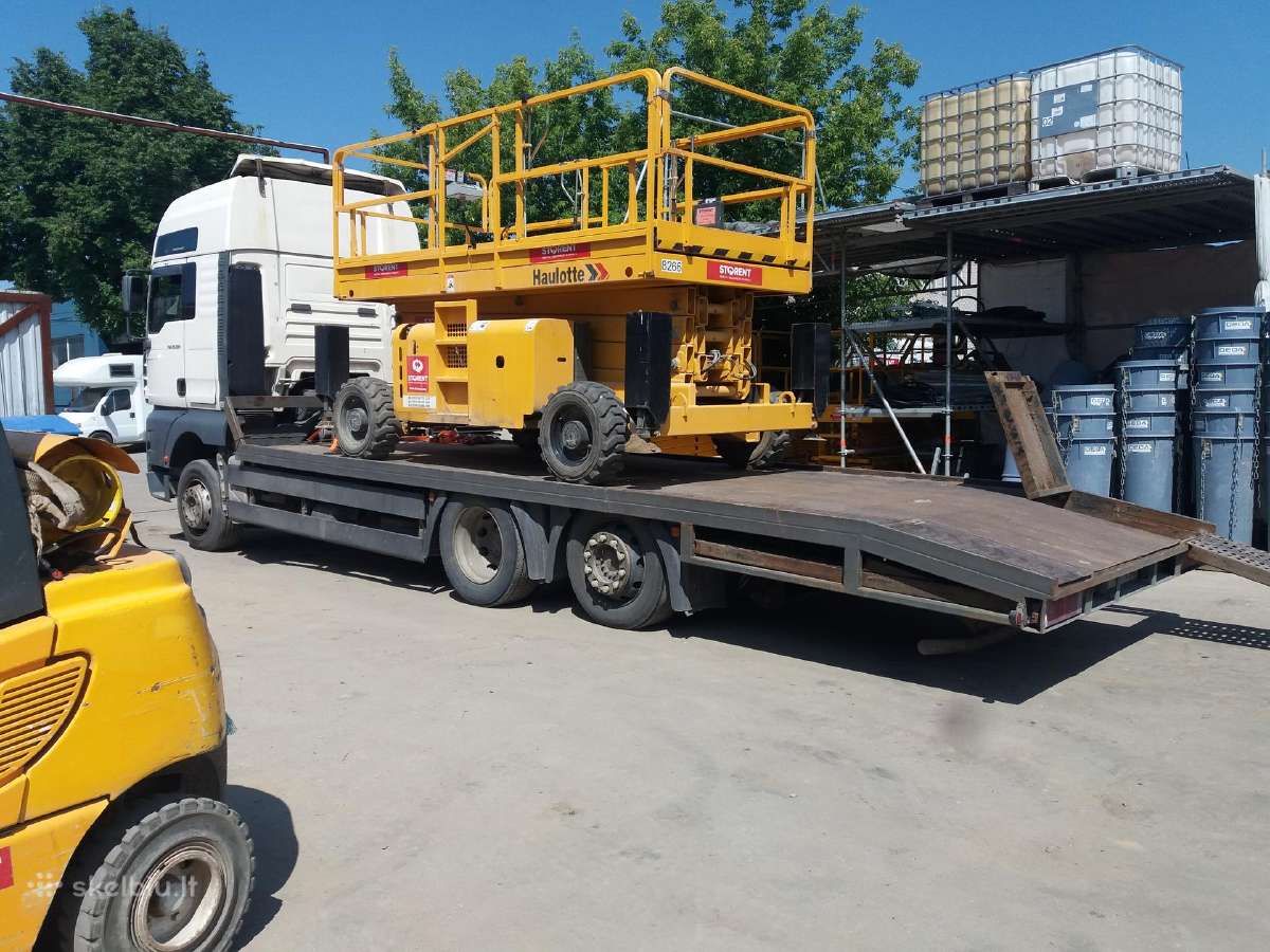 Tralas Vilniuje, statybines tech. transportavimas - nuotraukos Nr. 7
