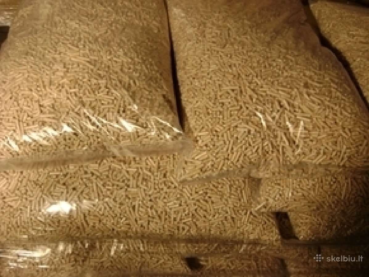 Kokybiskos medžio pjuvenų granulės briketai,