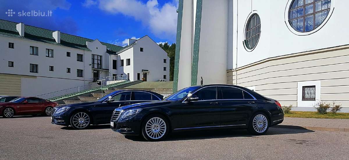 Prabangių Mercedes Benz S klasės Long nuoma - nuotraukos Nr. 3