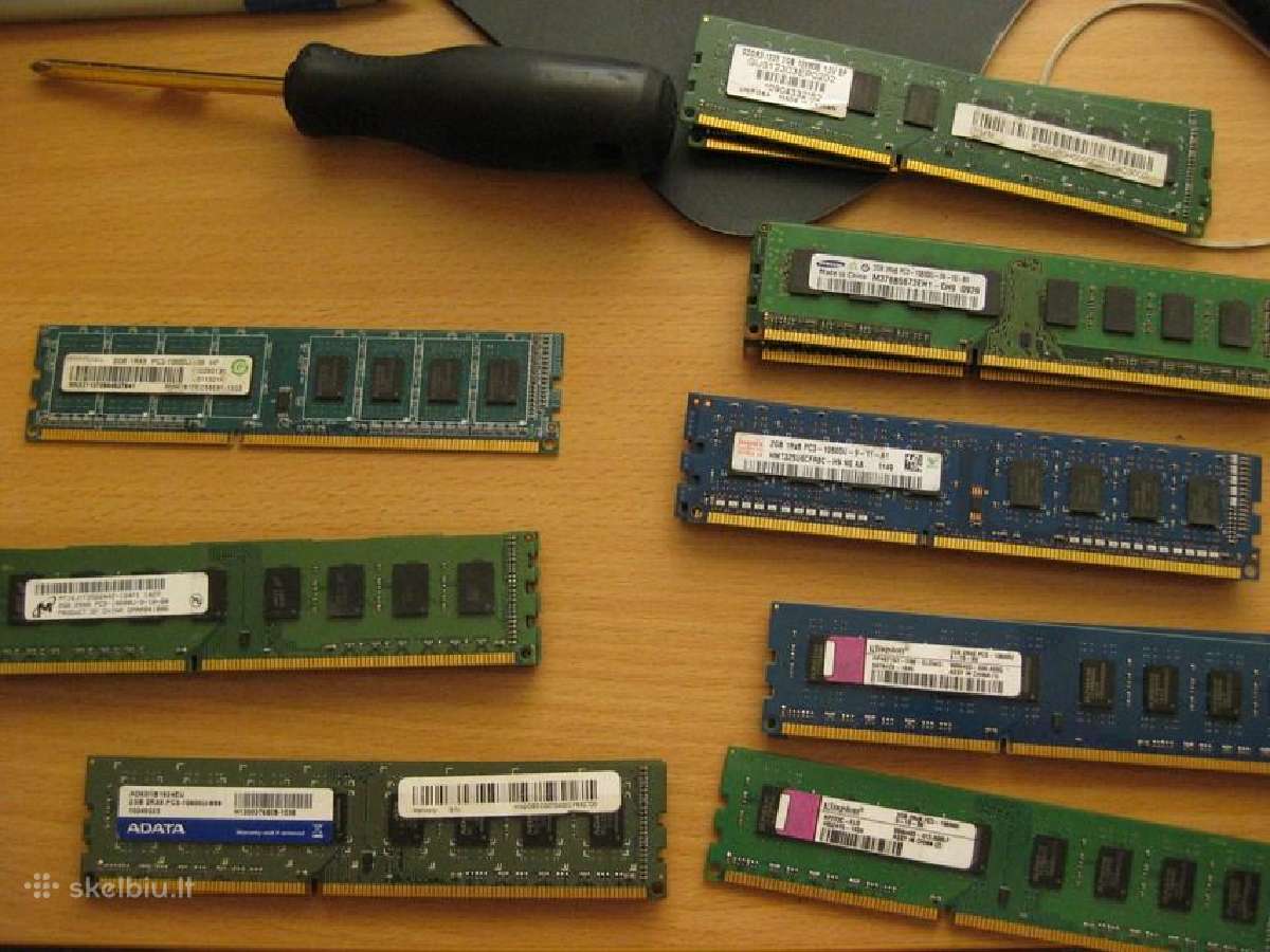 10vnt Pc3-10600 2gb 1333mhz ar Pc3-12800 2gb