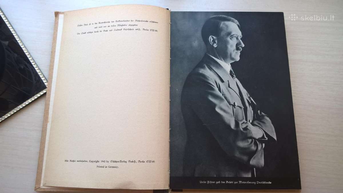 Hitlerio Naciu 1939 Originali Knyga