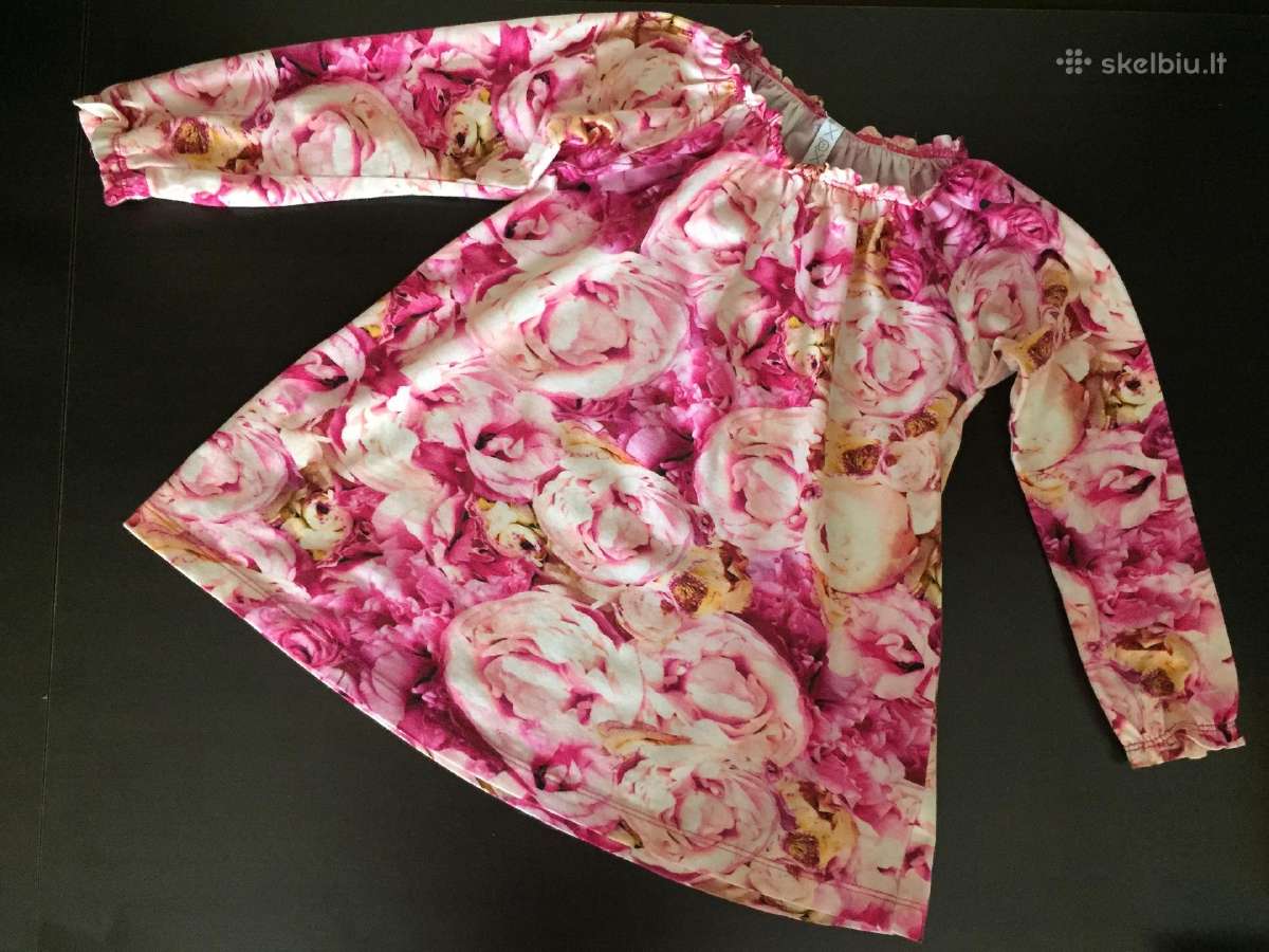 Suknelė - tunika Oxox su rožėm 3-4m 98-104cm - nuotraukos Nr. 2