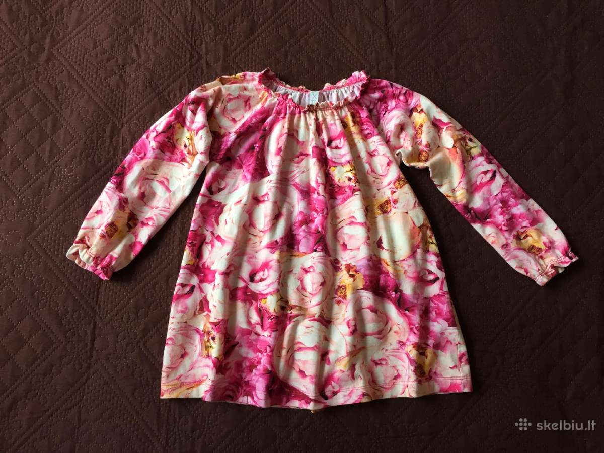 Suknelė - tunika Oxox su rožėm 3-4m 98-104cm - nuotraukos Nr. 3