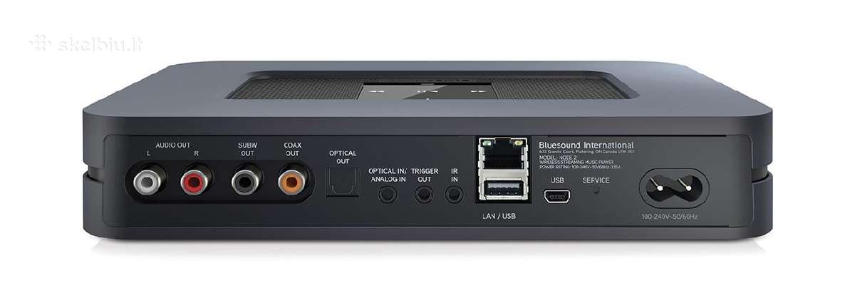 Bluesound node N130 (2021)tinklo grotuvas streamer - nuotraukos Nr. 14