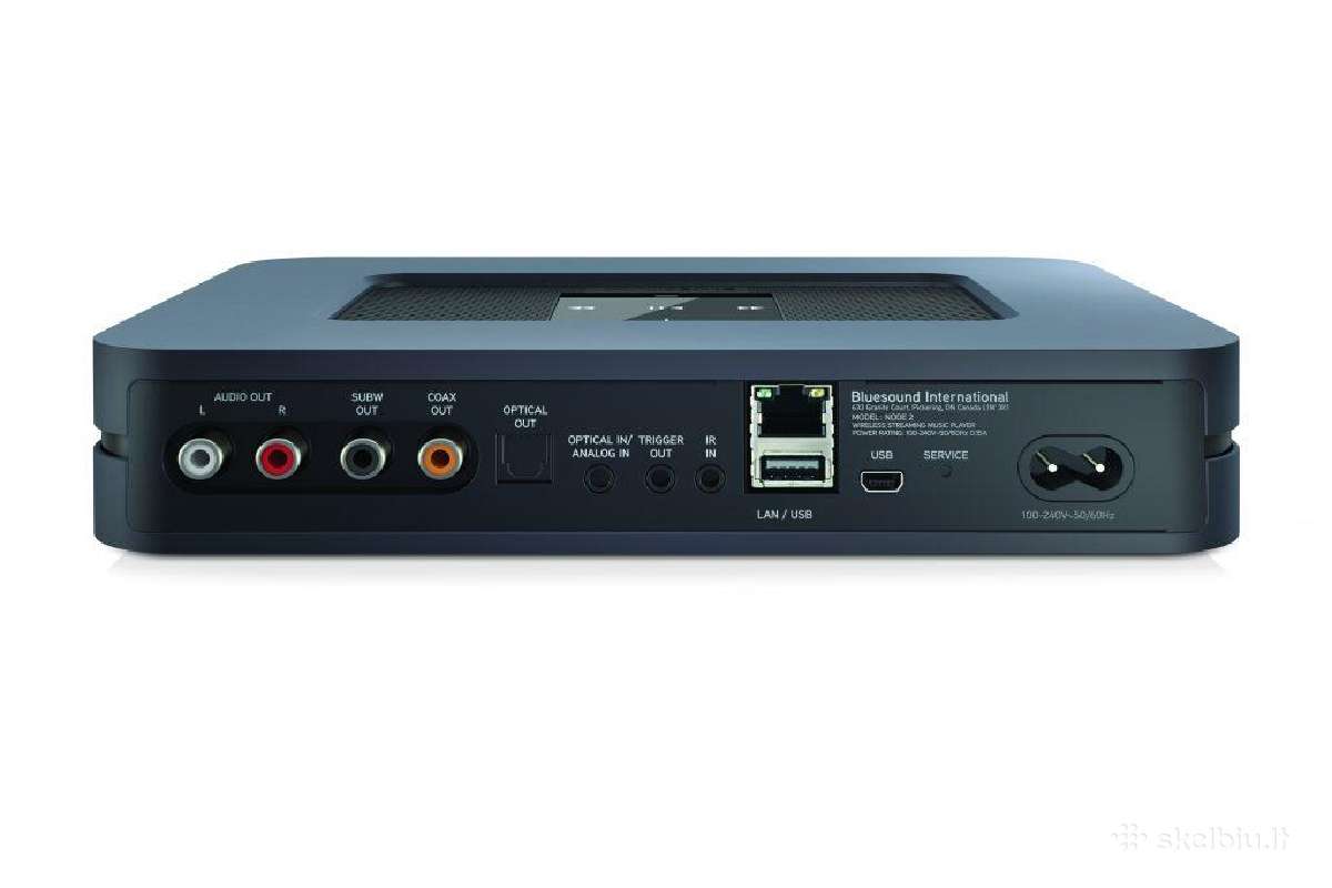 Bluesound node N130 (2021)tinklo grotuvas streamer - nuotraukos Nr. 15
