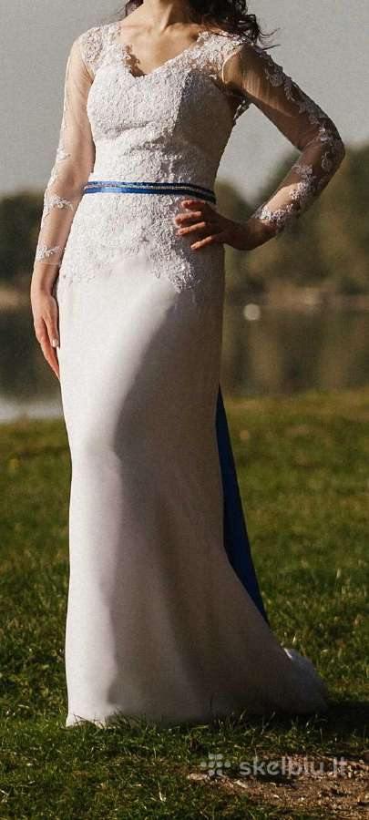 Romantiška vestuvinė suknelė