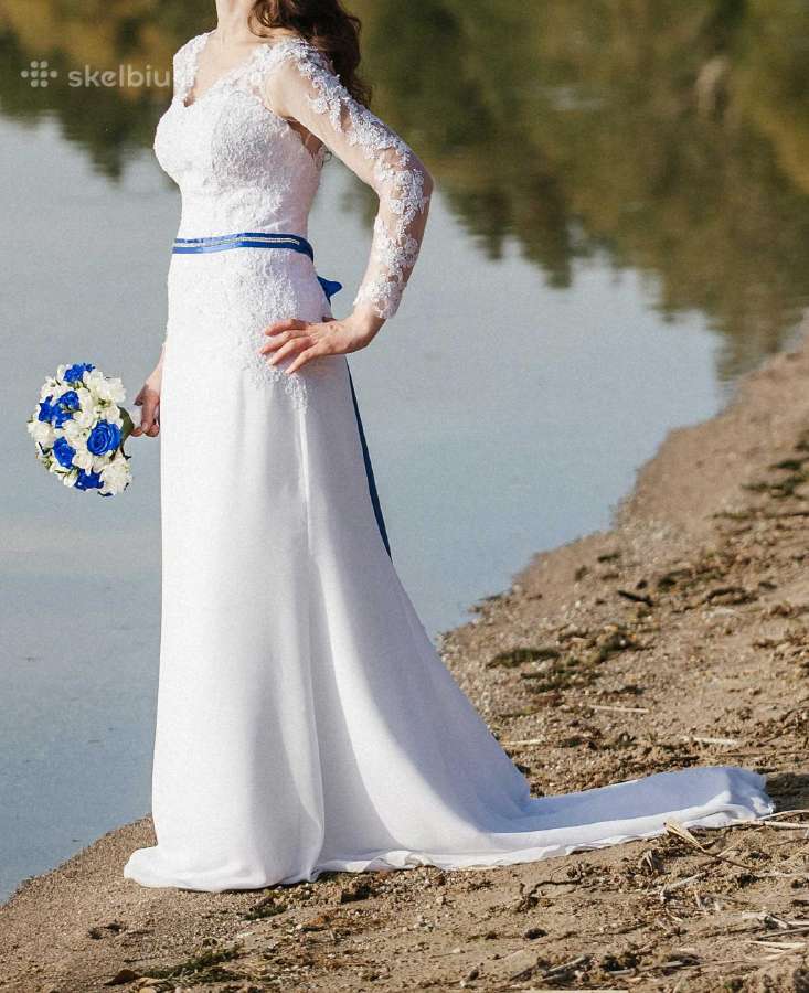 Romantiška vestuvinė suknelė - nuotraukos Nr. 11