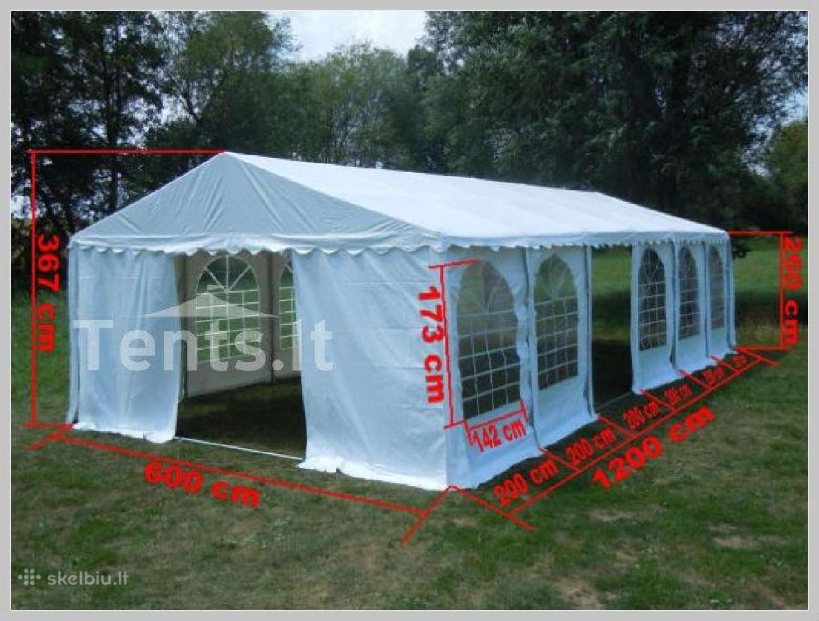 Nauja 4x8 balto Pvc tento palapine/ paviljonas - nuotraukos Nr. 3
