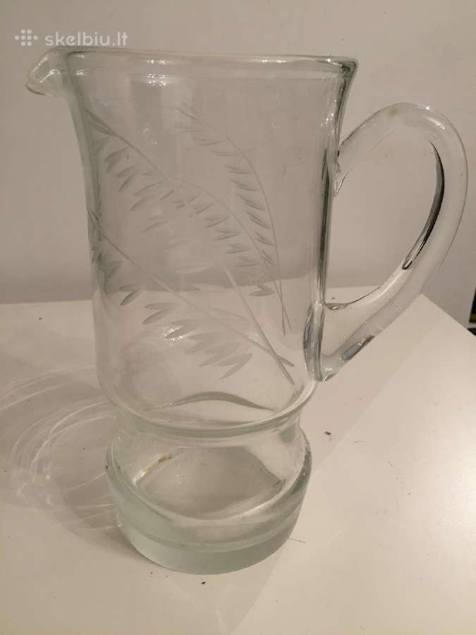 Tarybiniai senoviniai kristoliniai indai lekstes - nuotraukos Nr. 8