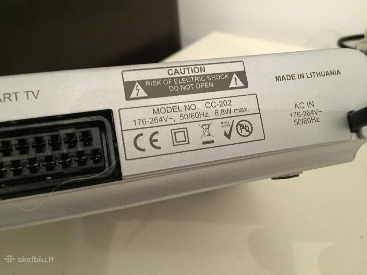 Dvb-c skaitmeninis kabelinis imtuvas Cc202 - nuotraukos Nr. 3