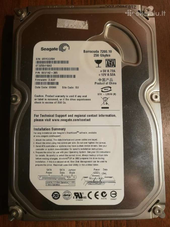 Sata ir Pata HDD - nuotraukos Nr. 3