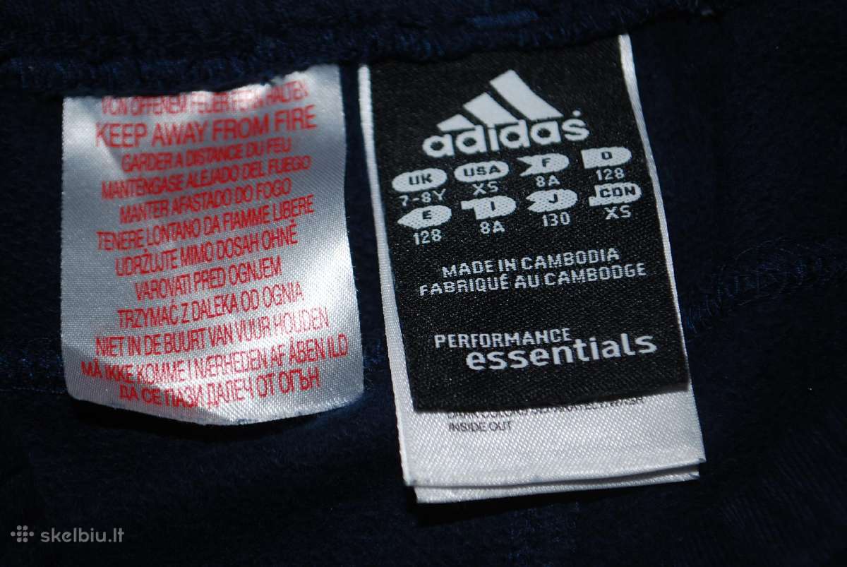 Adidas kelnės 128 cm dydžio - nuotraukos Nr. 3