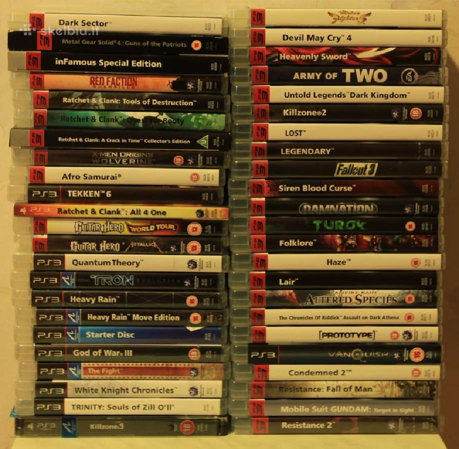 PS3 žaidimai, originalūs, geromis kainomis