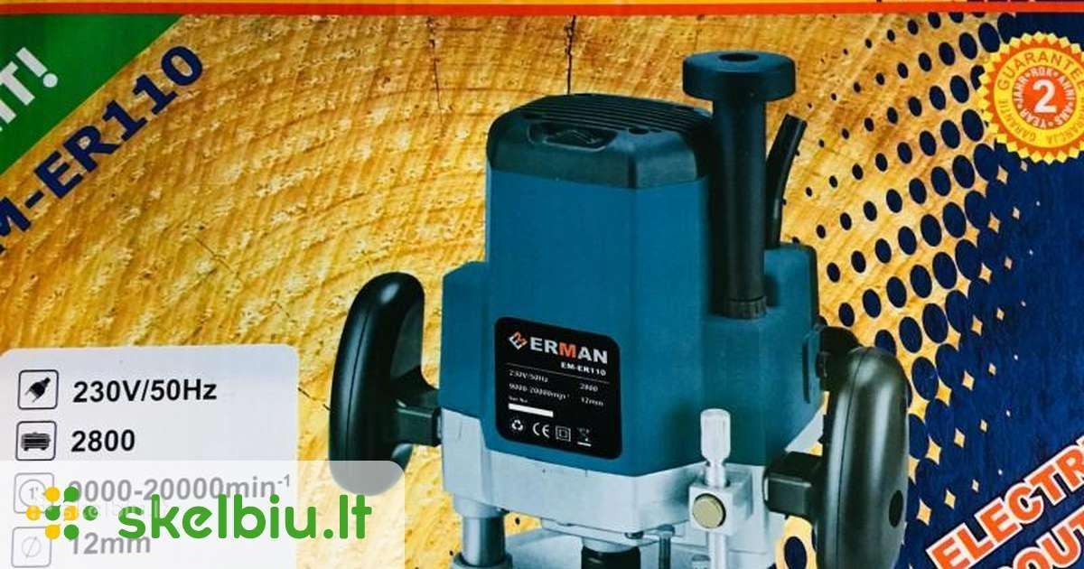 Pigiausiai Galinga Medžio Apdirbimo Freza 2800w! - nuotraukos Nr. 12