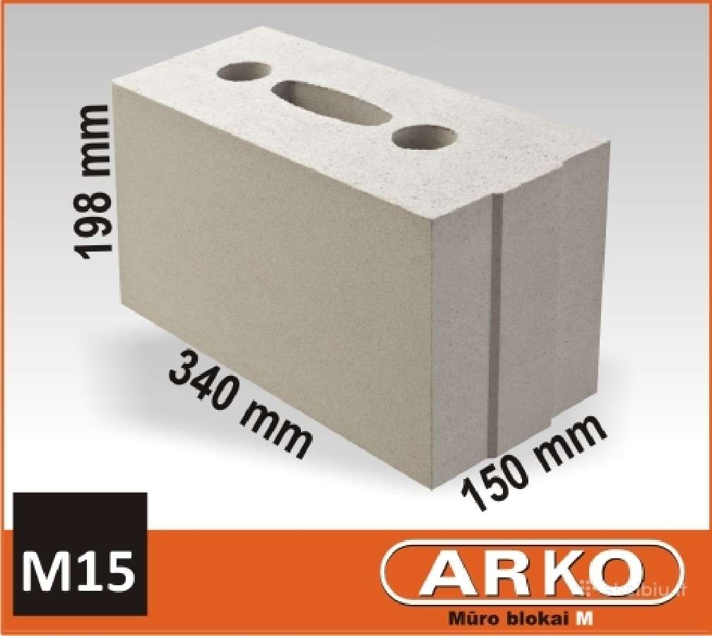 Silikatiniai blokeliai Arko - Akcija - nuotraukos Nr. 5