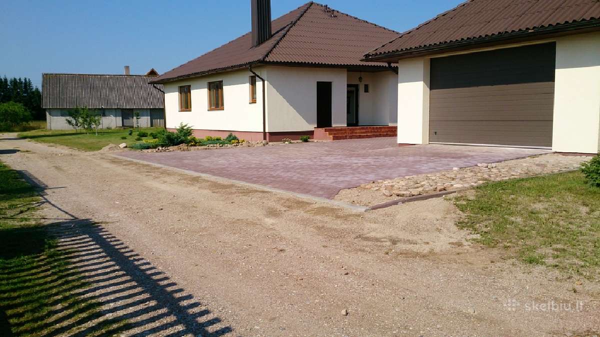 Gerbūvio darbai,trinkelių klojimas. - nuotraukos Nr. 21