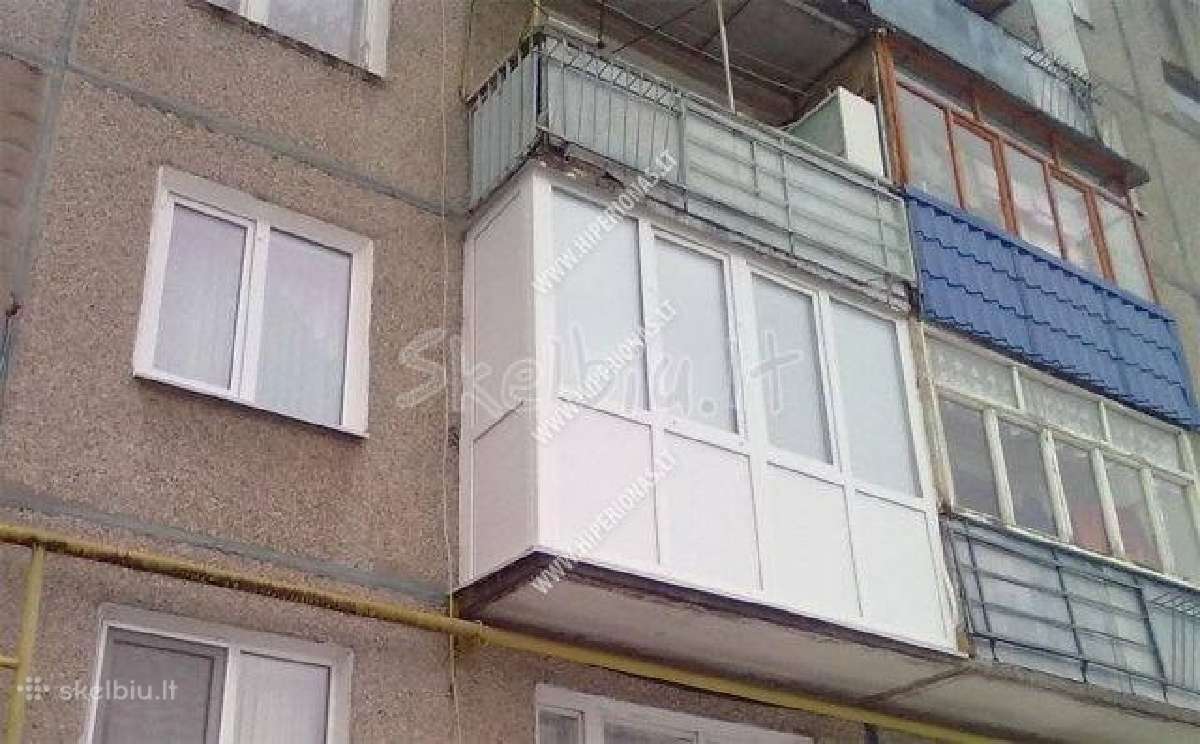 Balkonų, terasų stiklinimas, įrengimas nuo 750e - nuotraukos Nr. 7