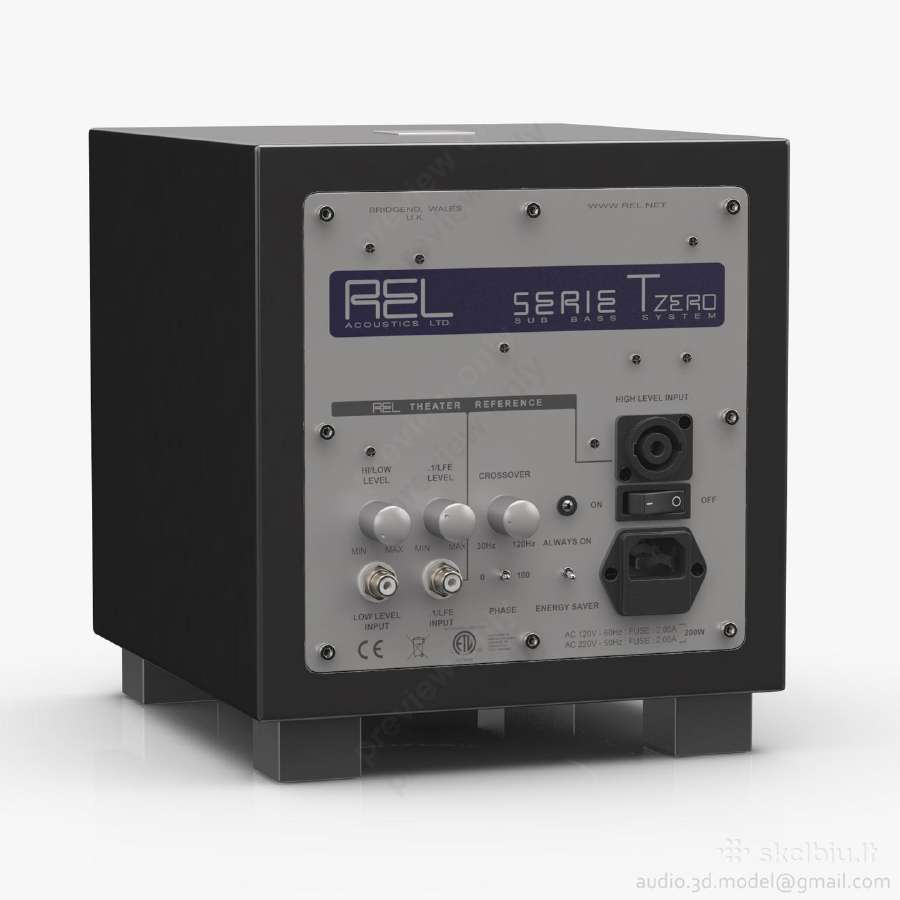 Rel T9i T/9i subwoofer bosinė kolonėlė - nuotraukos Nr. 16
