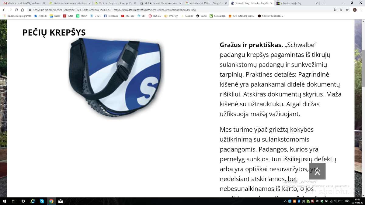 Gal Kam I Kolekcija schwalbe bag - nuotraukos Nr. 8
