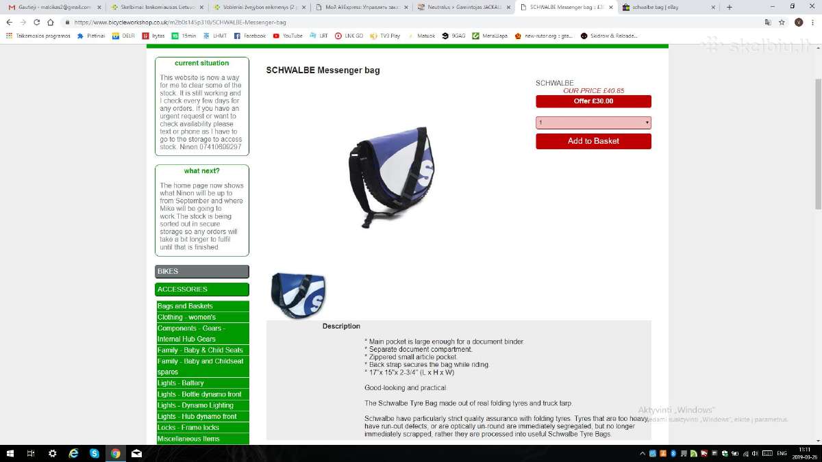 Gal Kam I Kolekcija schwalbe bag - nuotraukos Nr. 9
