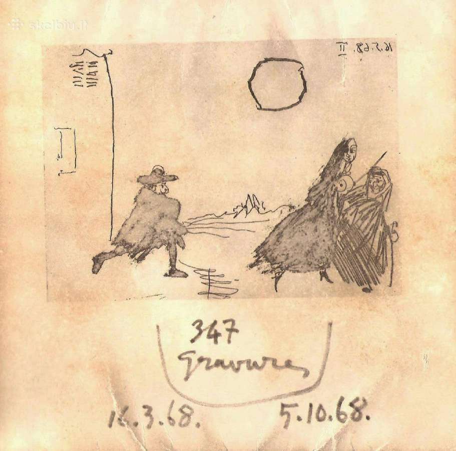 Retas "Picasso 347 graviūrų" katalogas (France) - nuotraukos Nr. 4