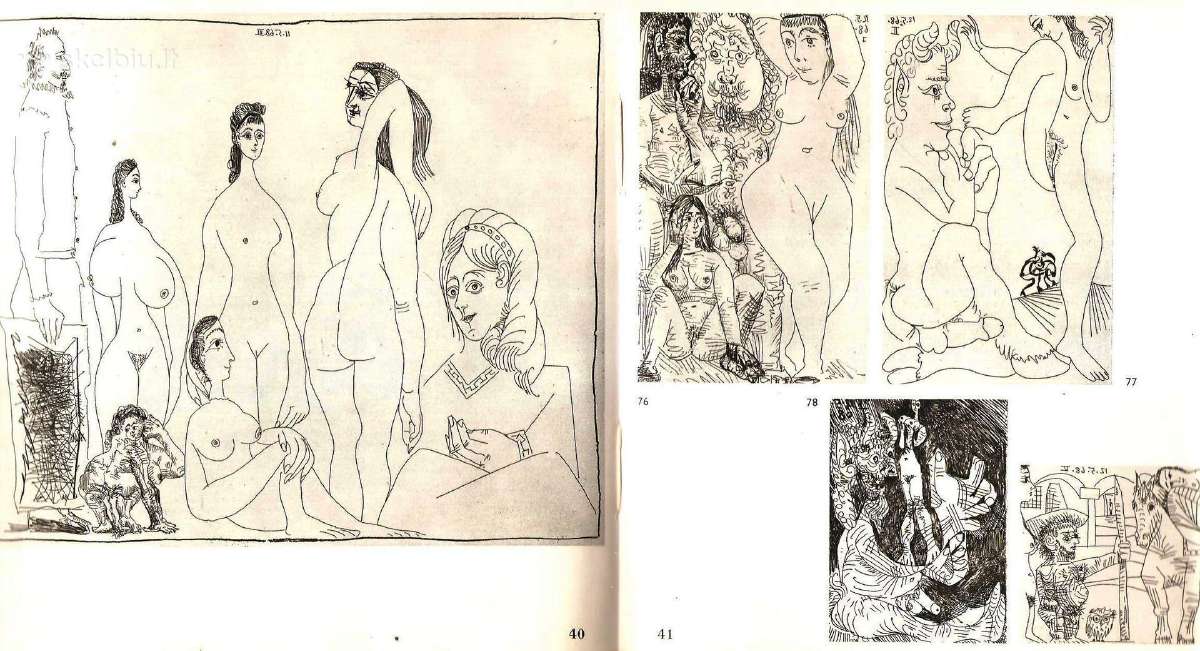 Retas "Picasso 347 graviūrų" katalogas (France) - nuotraukos Nr. 7