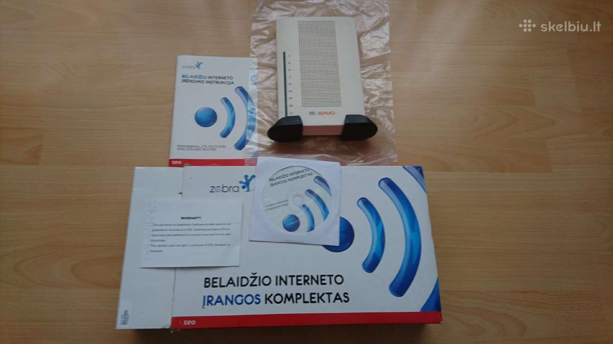 Belaidžio interneto įrangos komplektas