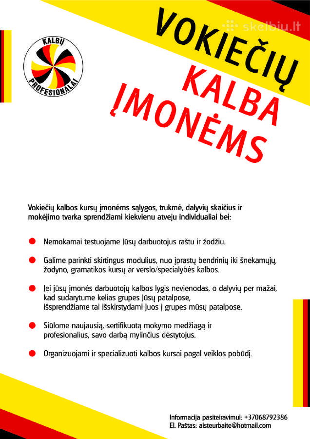 Vokiečių kalbos kursai - nuotraukos Nr. 3