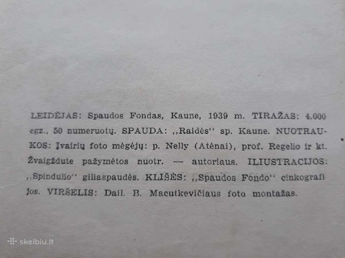 Knyga Elada 1939m - nuotraukos Nr. 3